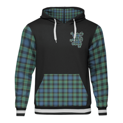 Printivon Mowat Of Inglistoun Tartan All Over Print Hoodie