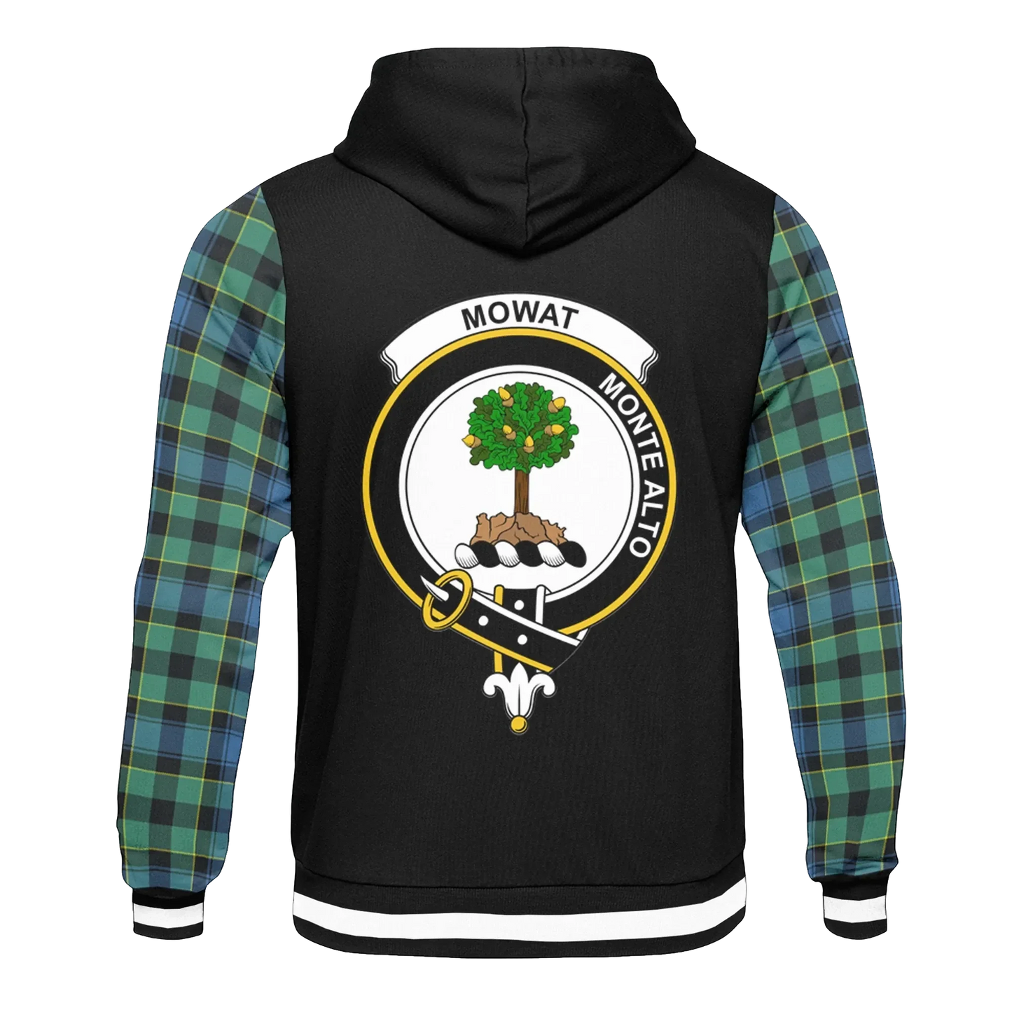 Printivon Mowat Of Inglistoun Tartan All Over Print Hoodie