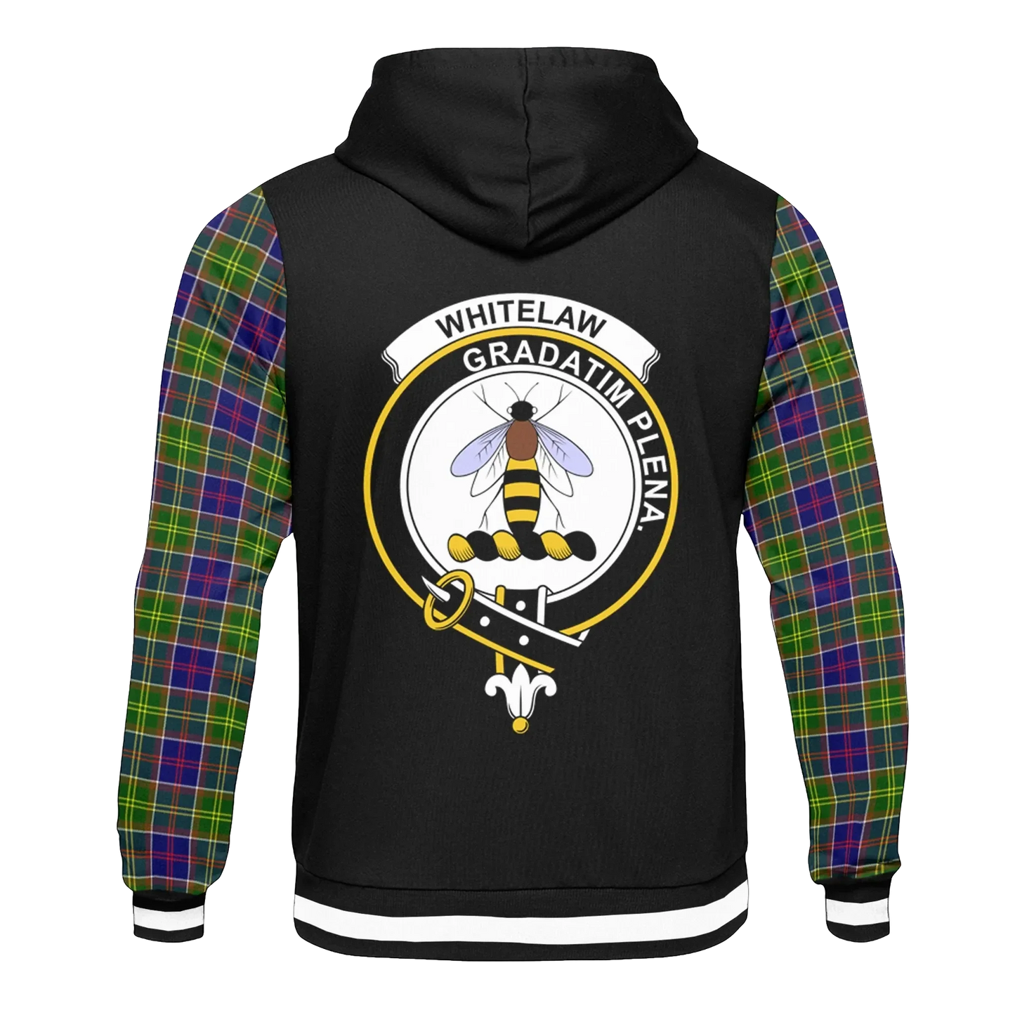 Printivon Whitelaw Tartan All Over Print Hoodie