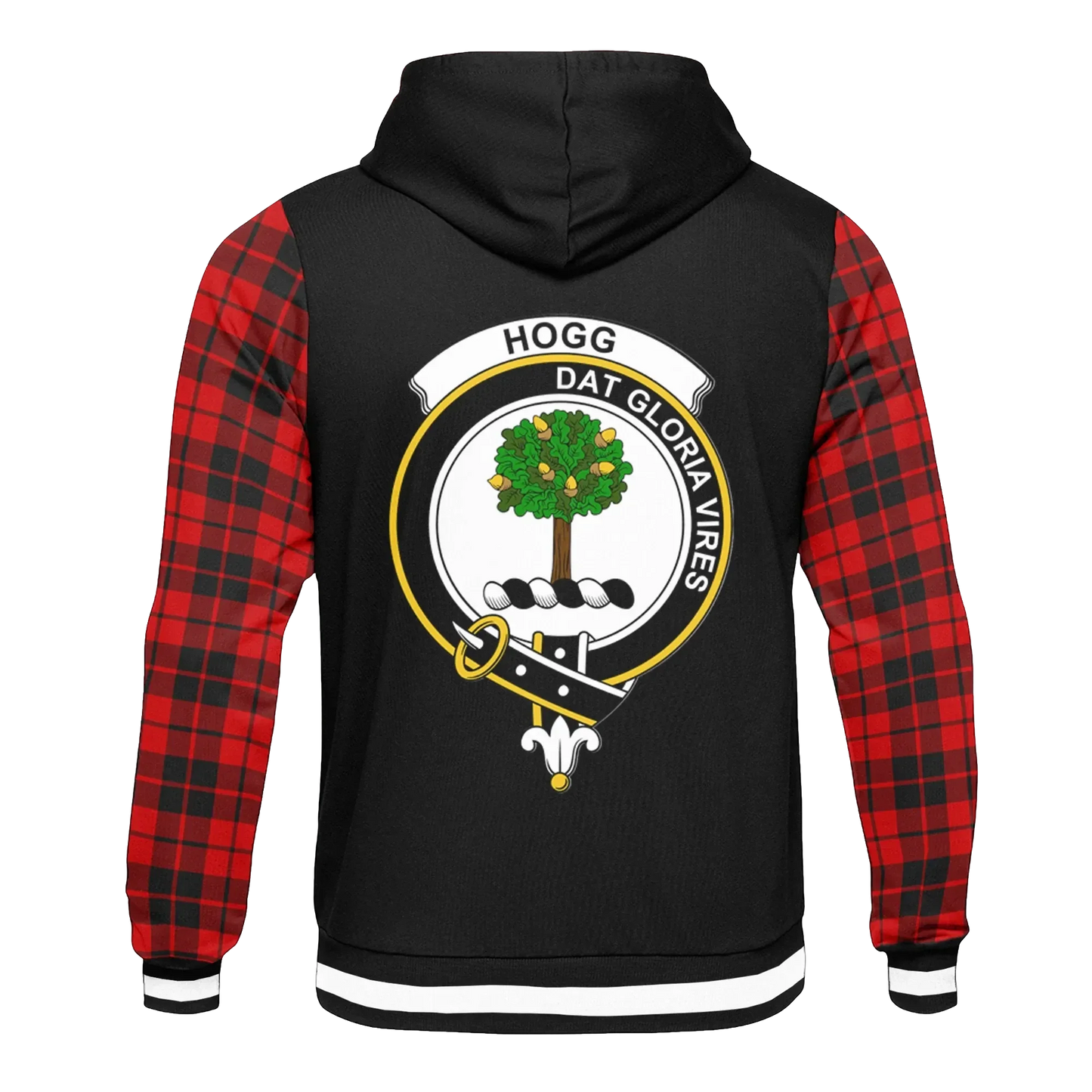 Printivon Hogg Or Hog Tartan All Over Print Hoodie