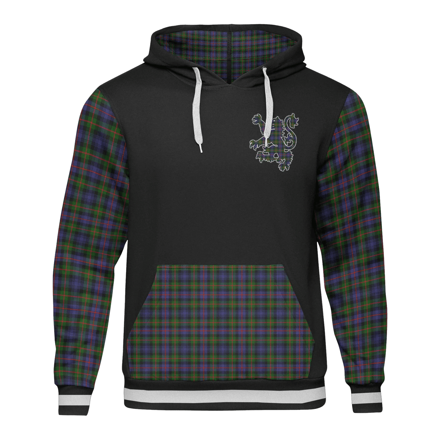 Printivon Fleming Tartan All Over Print Hoodie
