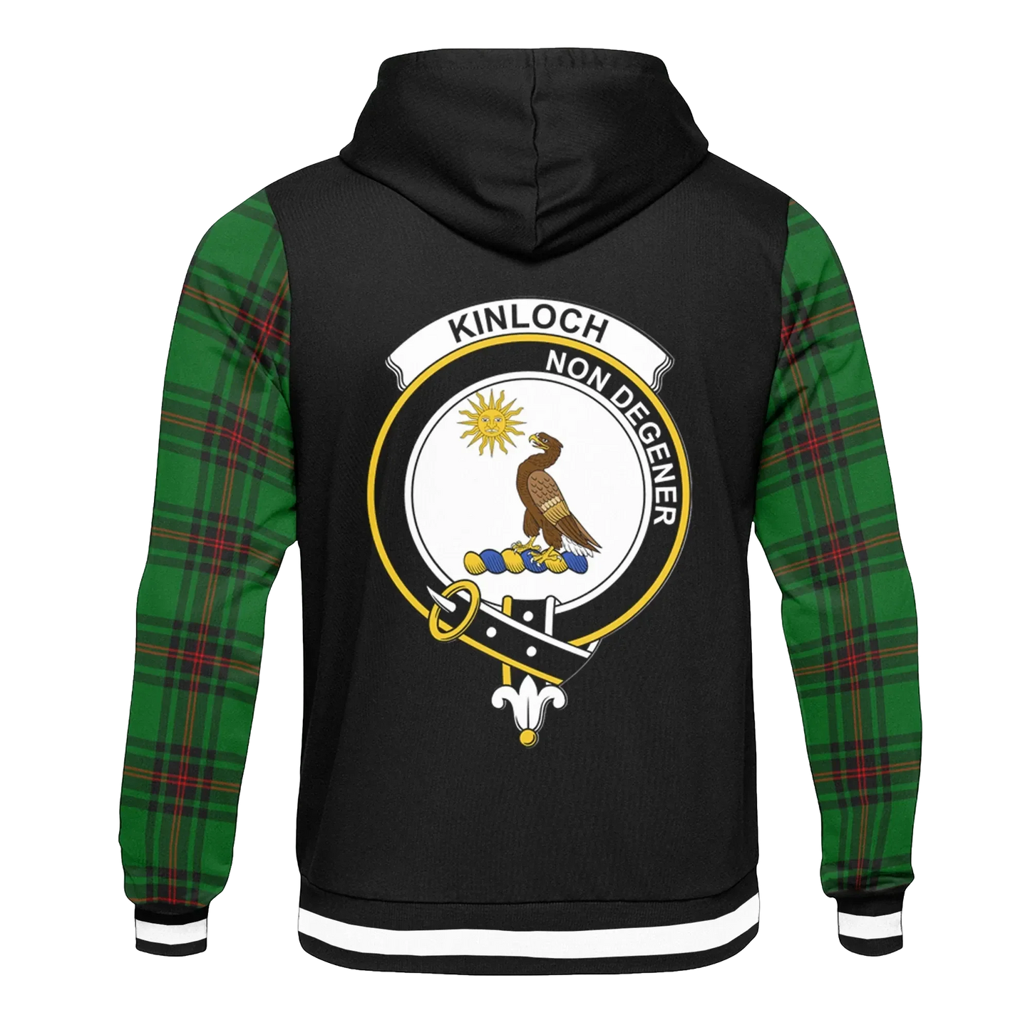 Printivon Kinloch Tartan All Over Print Hoodie