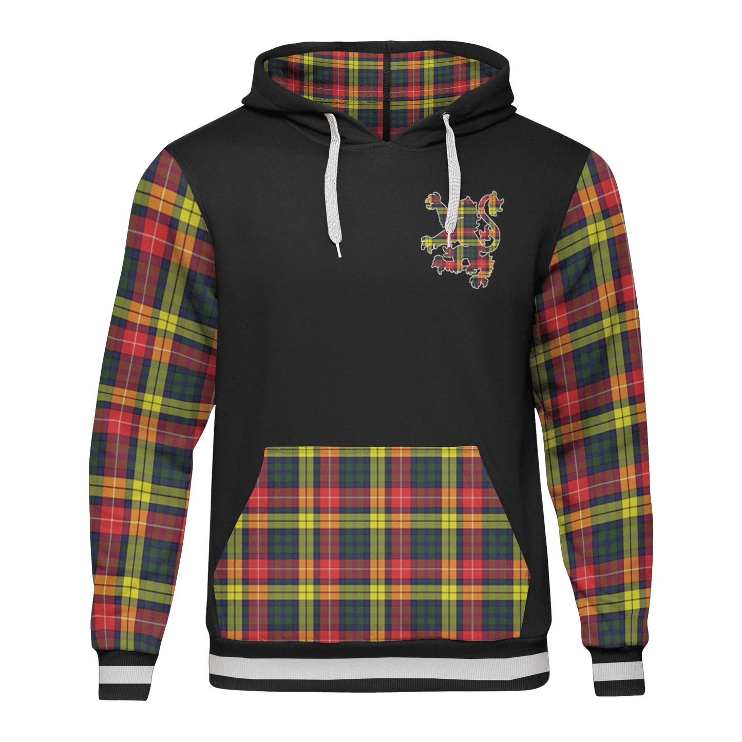 Printivon Dewar Tartan All Over Print Hoodie