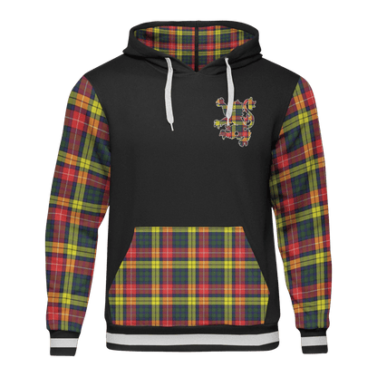 Printivon Dewar Tartan All Over Print Hoodie