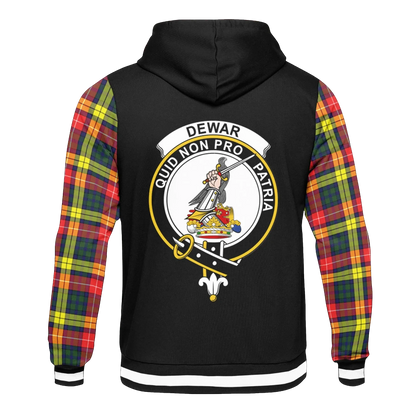 Printivon Dewar Tartan All Over Print Hoodie