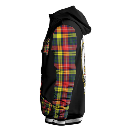 Printivon Dewar Tartan All Over Print Hoodie