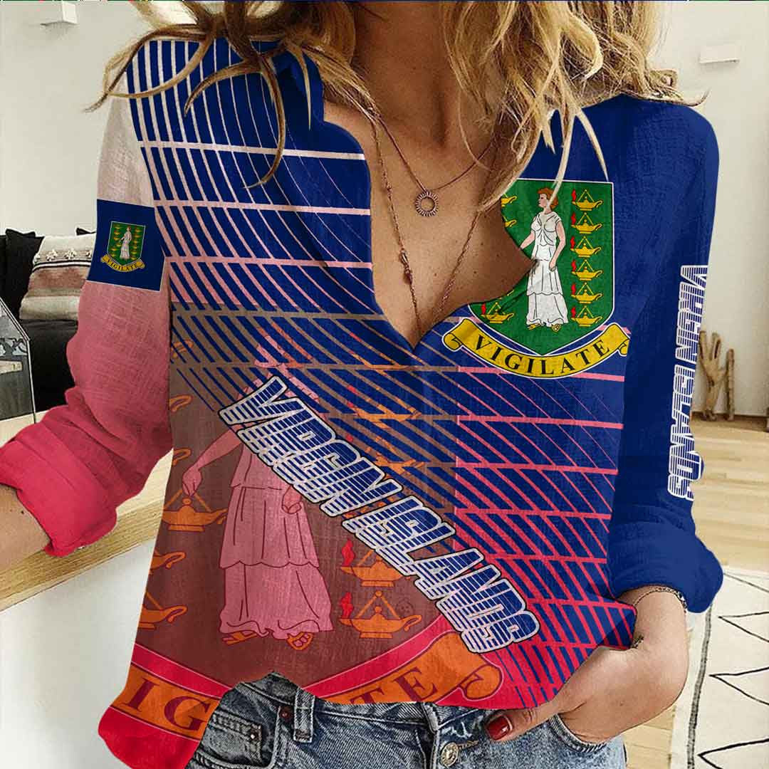 Clothing Virgin Islands Sporty Style Women's Casual Shirt
