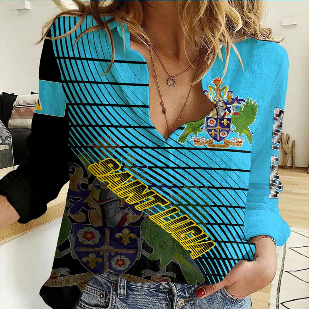 Clothing Saint Lucia Sporty Style Women's Casual Shirt