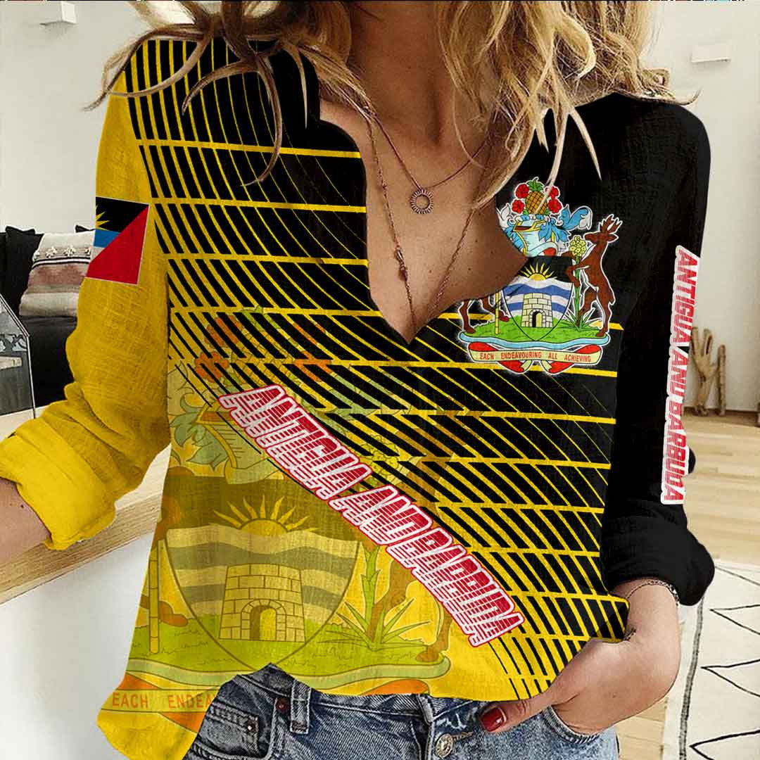 Clothing Antigua and Barbuda Sporty Style Women's Casual Shirt