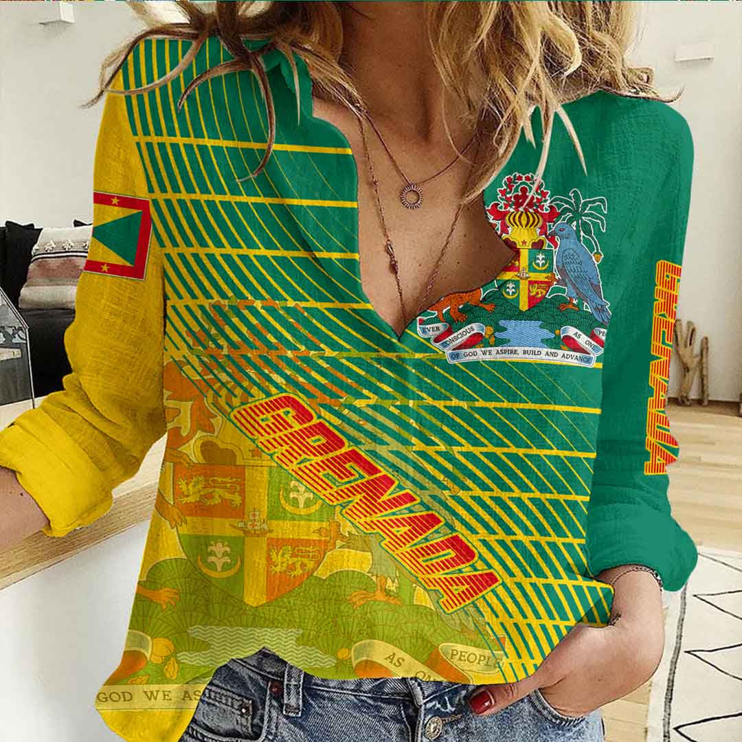 Clothing Grenada Sporty Style Women's Casual Shirt