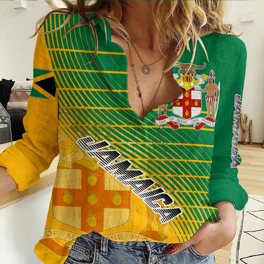 Clothing Jamaica Sporty Style Women's Casual Shirt