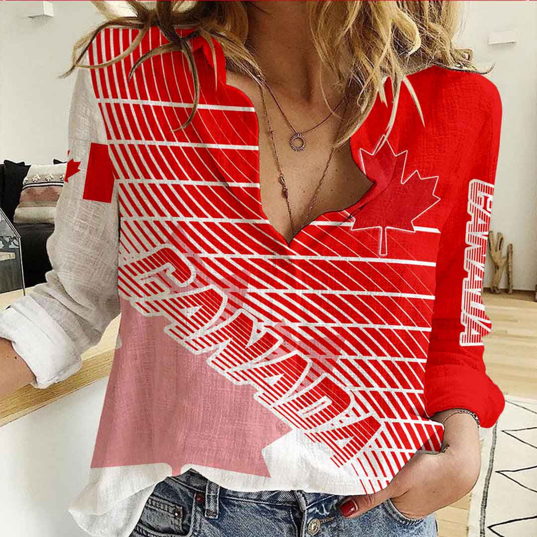 Clothing Canada Sporty Style Women's Casual Shirt
