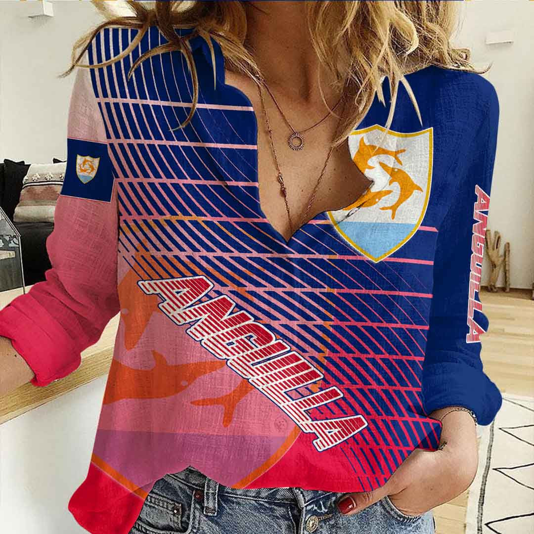 Clothing Anguilla Sporty Style Women's Casual Shirt