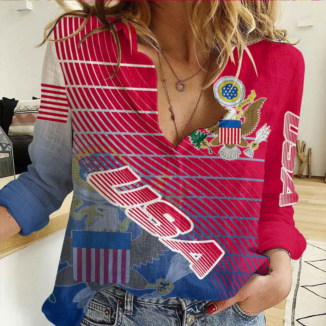 Clothing USA Sporty Style Women's Casual Shirt