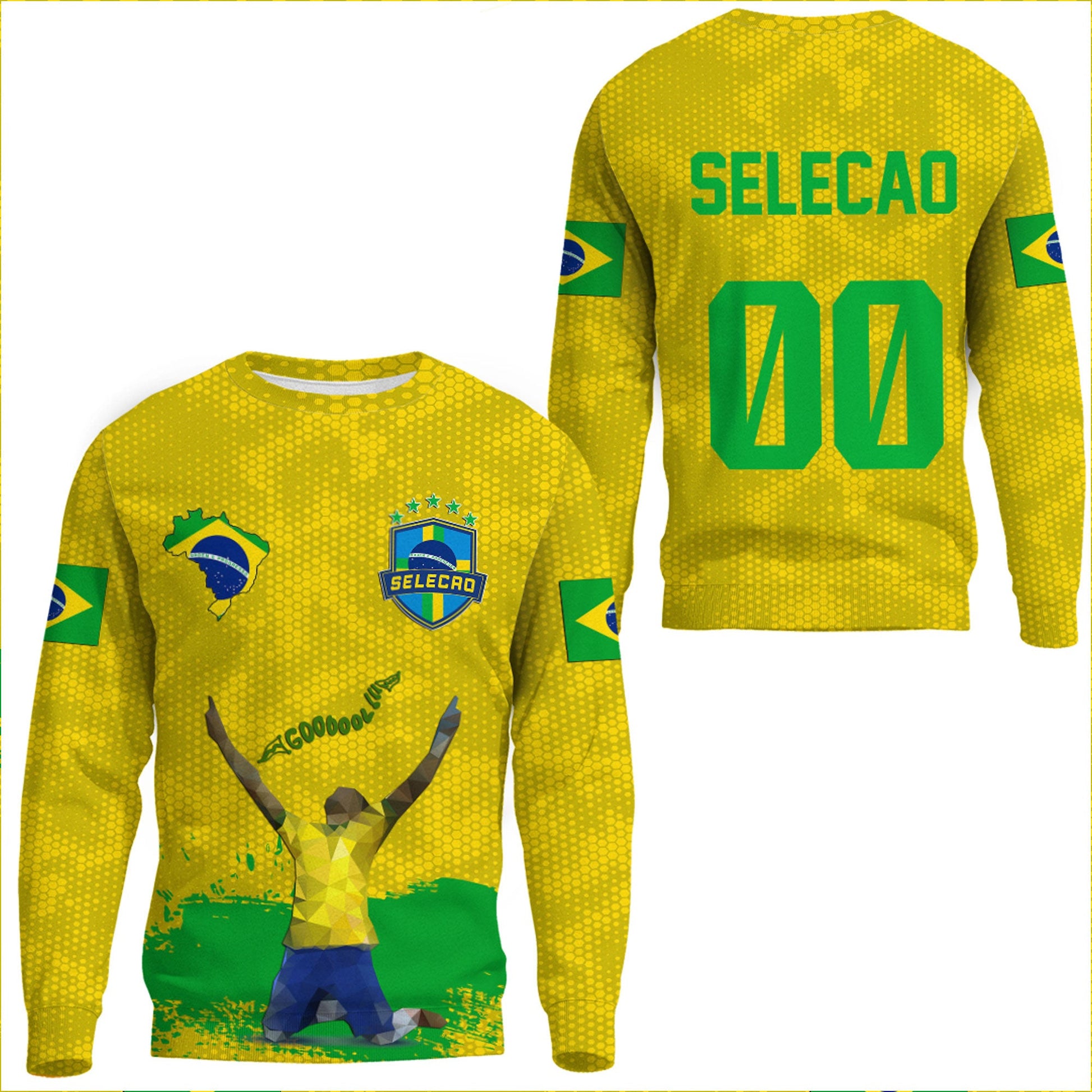 Clothing Brazil Football Sweatshirts