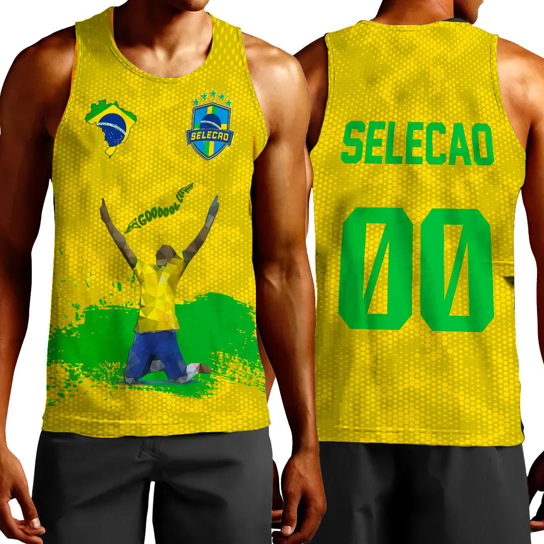 Clothing Brazil Football Tank Top