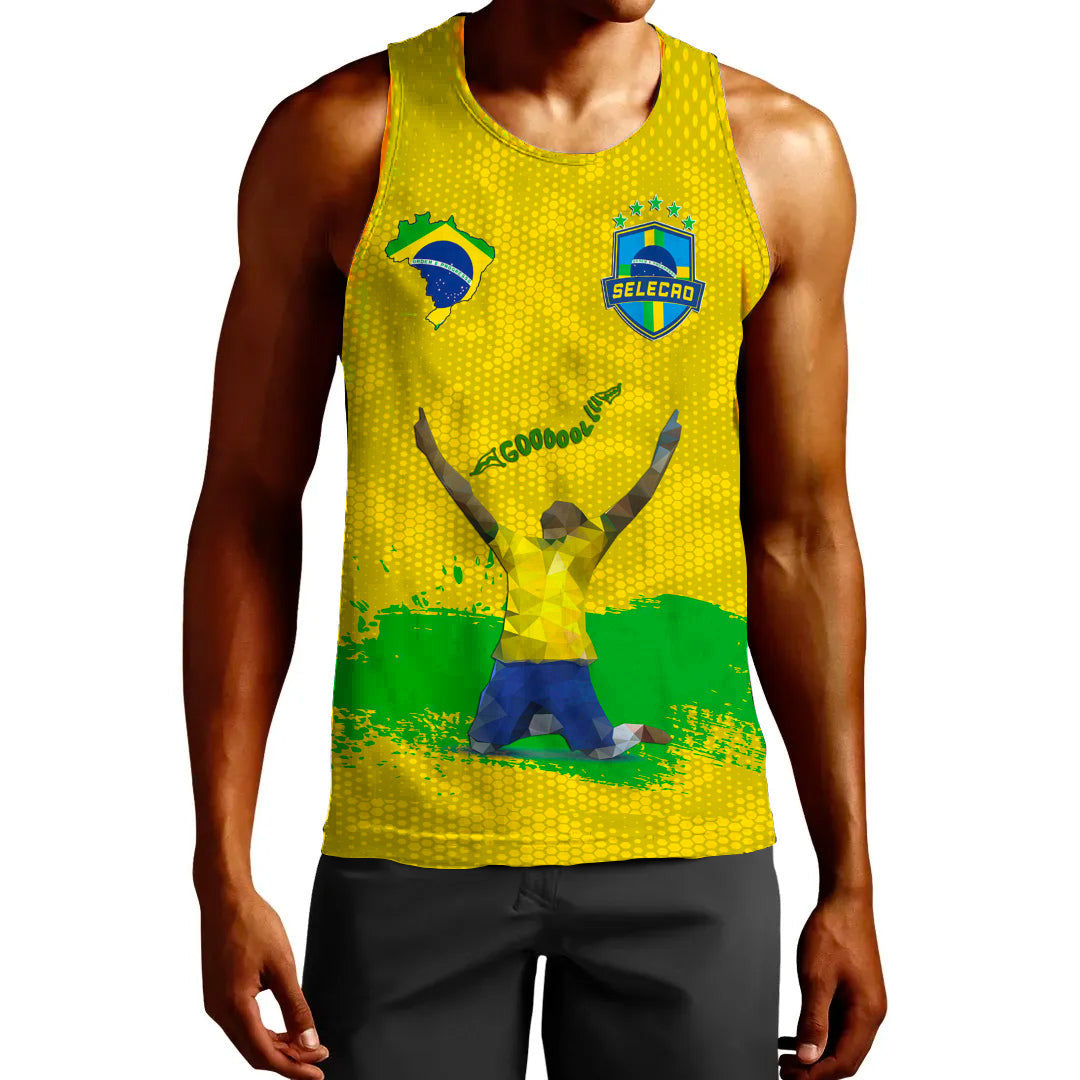 Clothing Brazil Football Tank Top