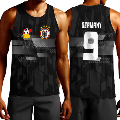Clothing Germany Sport Black Tank Top