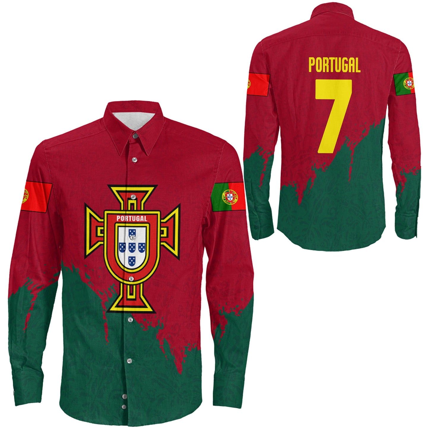 Clothing Portugal Sport Long Sleeve Button Shirt