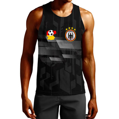 Clothing Germany Sport Black Tank Top