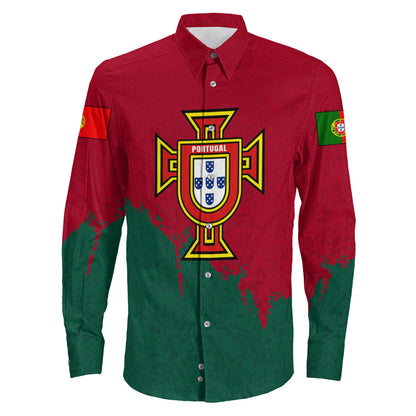 Clothing Portugal Sport Long Sleeve Button Shirt