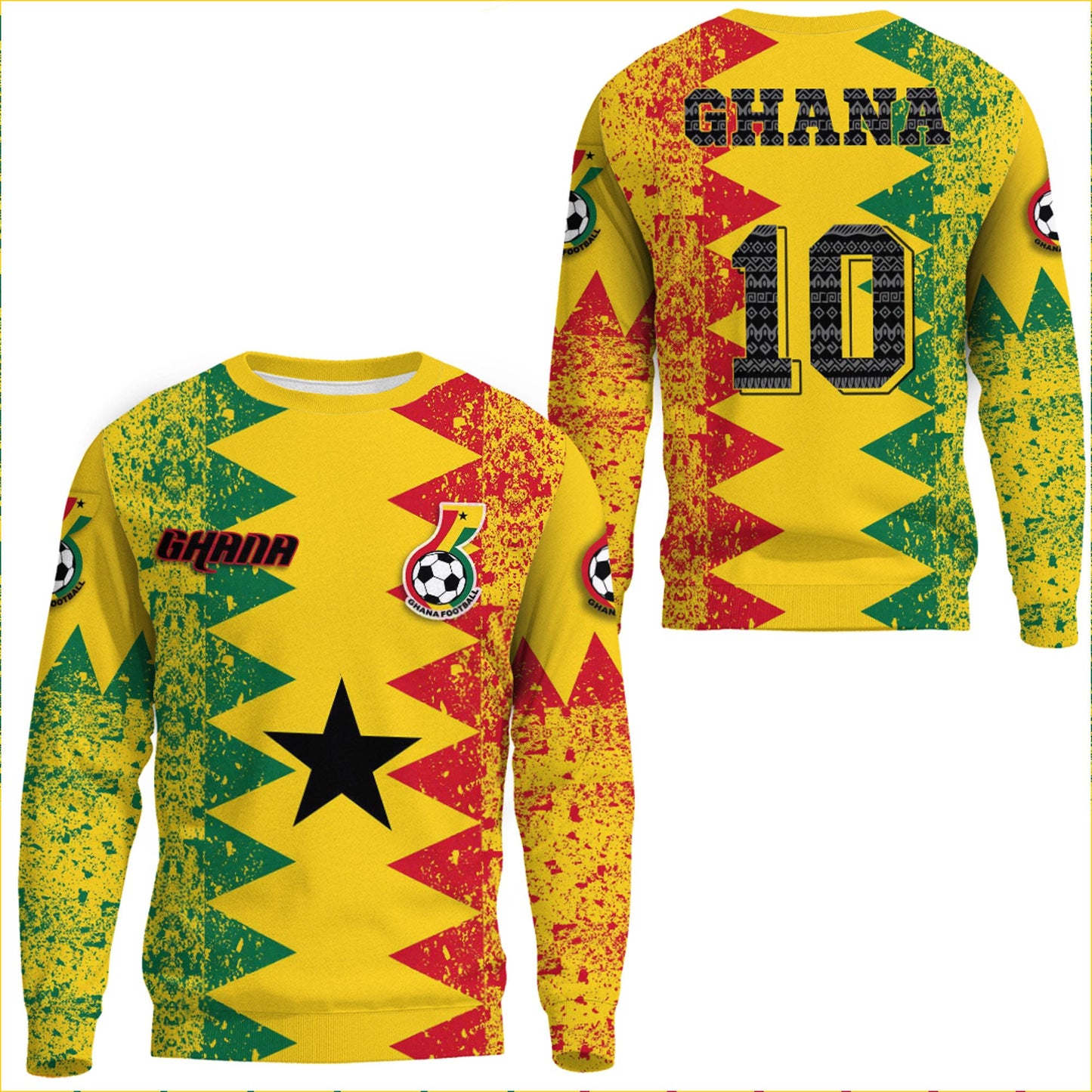 Clothing Ghana Kenter Pattern Sport Sweatshirts