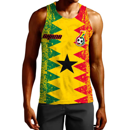 Clothing Ghana Kenter Pattern Sport Tank Top