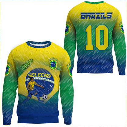 Clothing Brazils Gradiant Sporty Style Sweatshirts