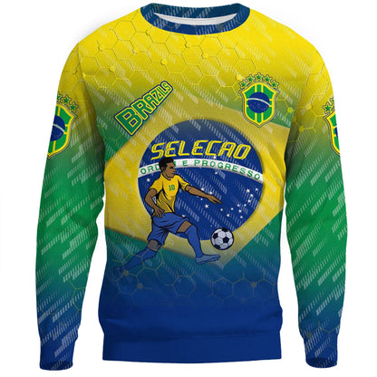 Clothing Brazils Gradiant Sporty Style Sweatshirts