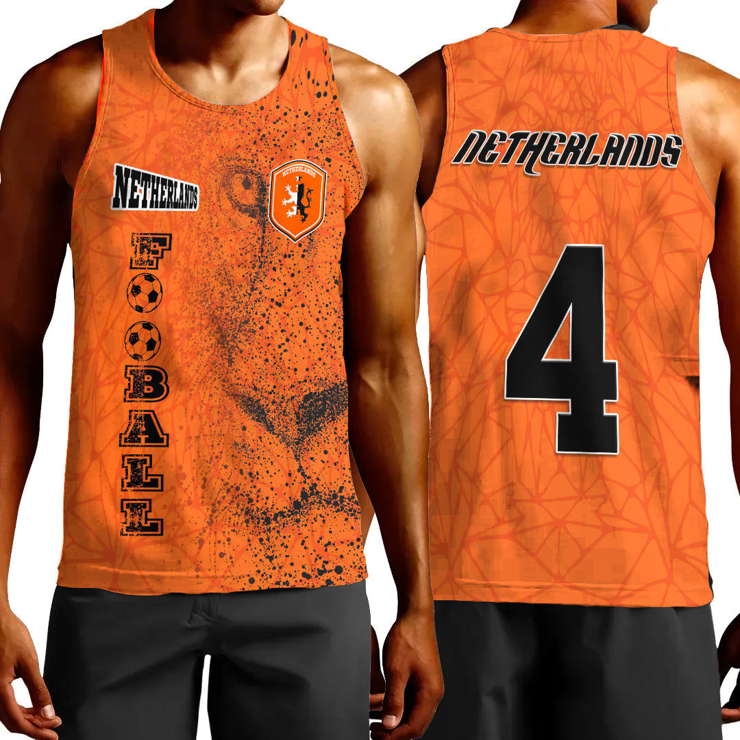 Clothing Netherlands Lion Style Football Tank Top