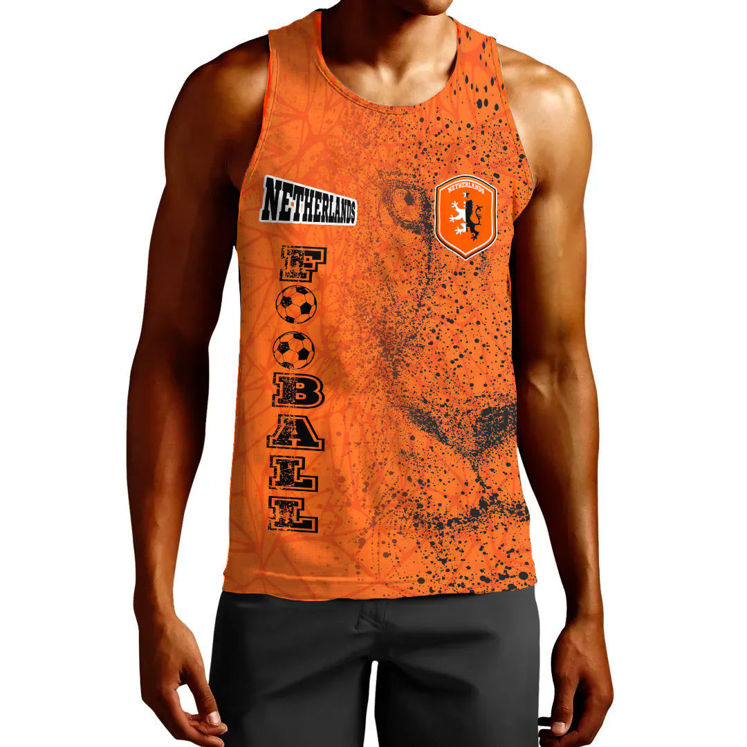 Clothing Netherlands Lion Style Football Tank Top