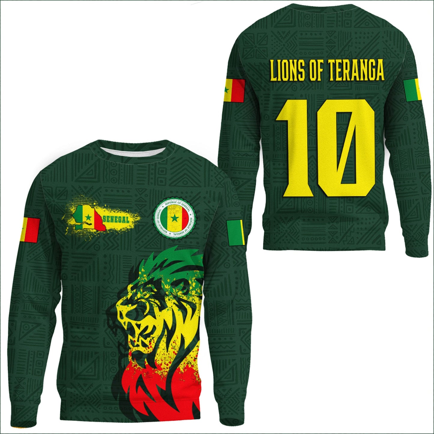 Clothing Senegal Football Sweatshirts