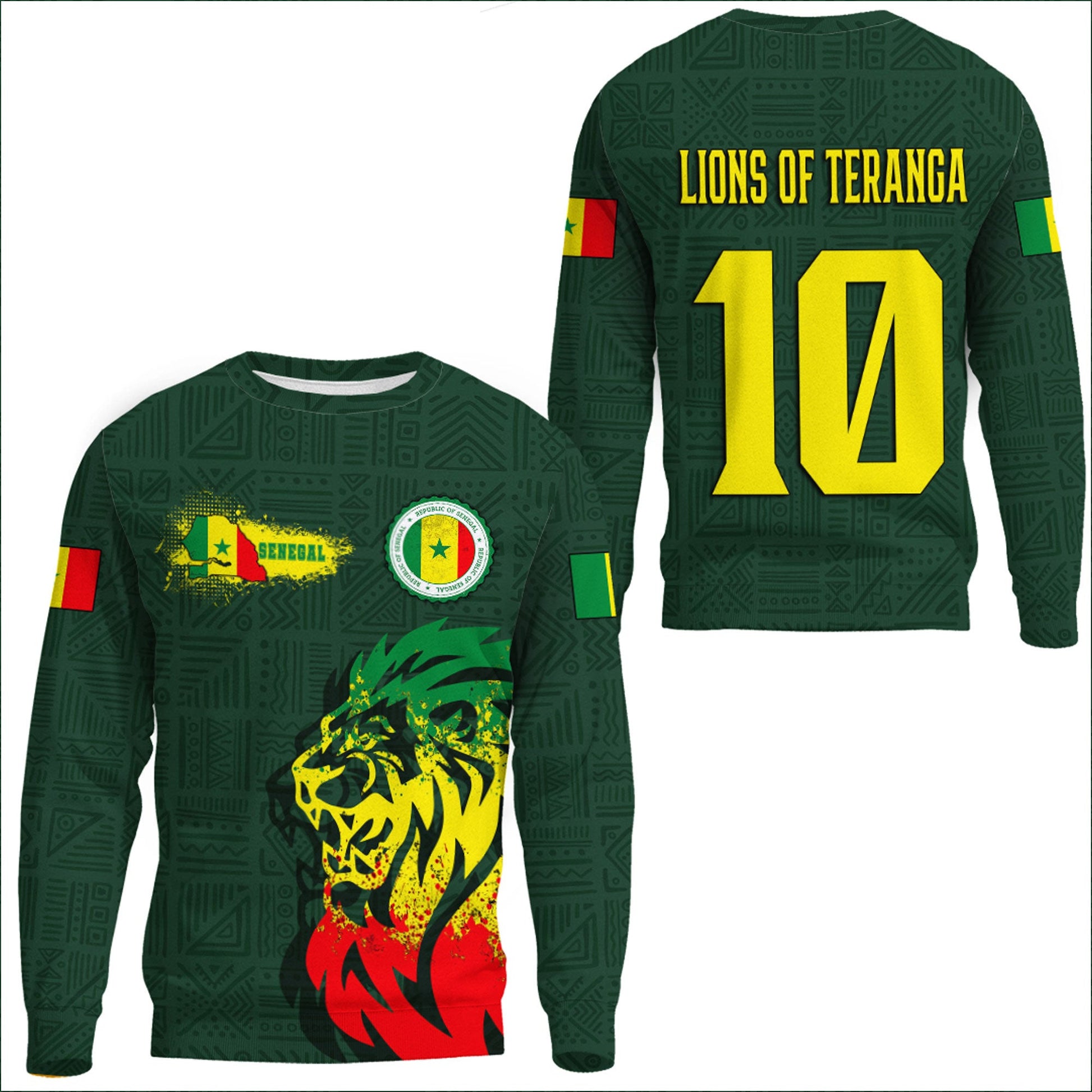 Clothing Senegal Football Sweatshirts
