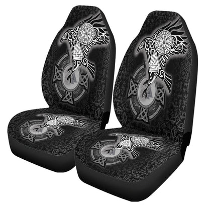 Car Seat Covers Celtic Raven Viking Car Seat Covers