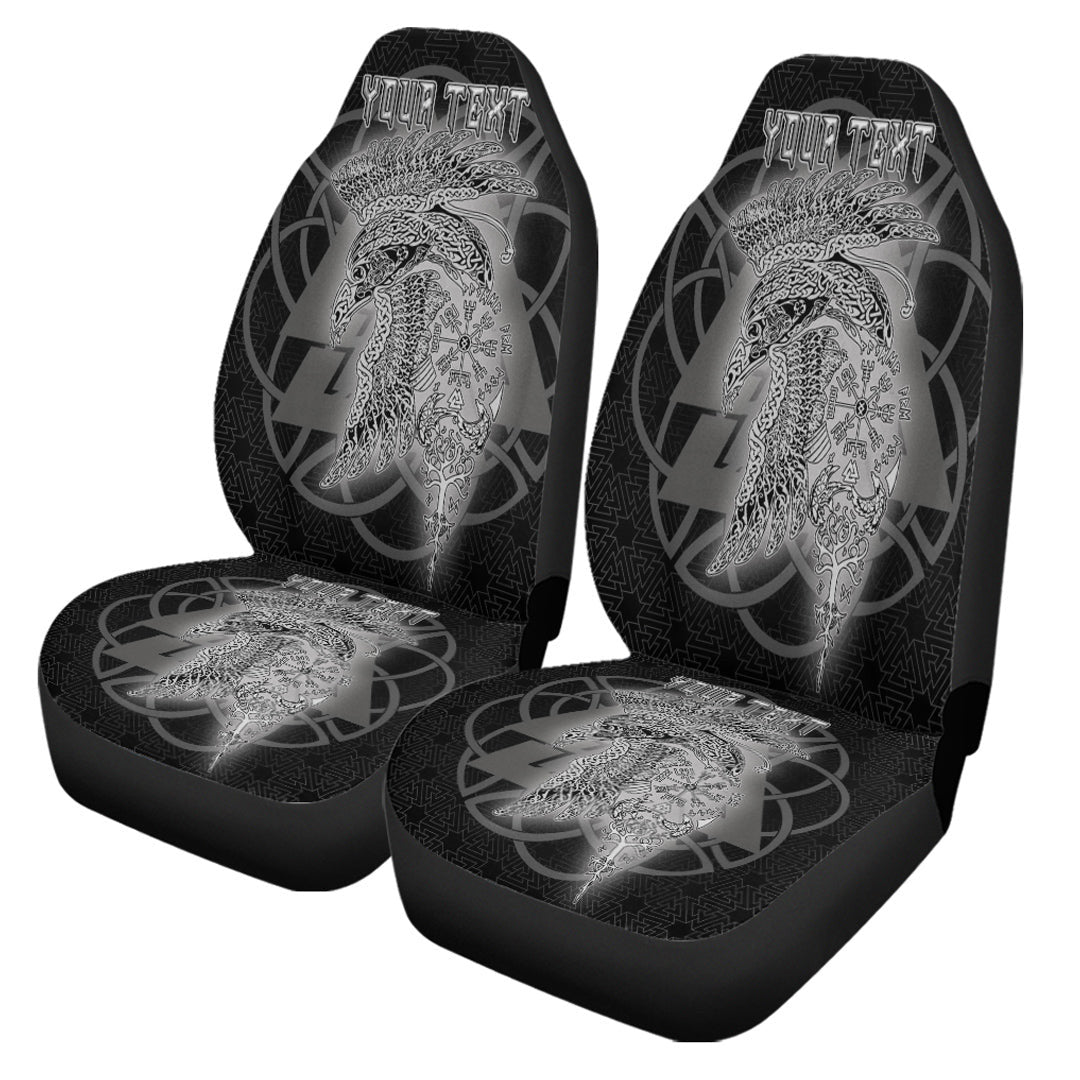 Car Seat Covers Valknut Raven Viking Car Seat Covers
