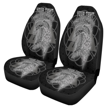 Car Seat Covers Valknut Raven Viking Car Seat Covers