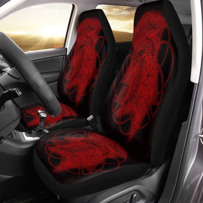 Maori 2021 Car Seat Covers Purple Aotearoa Tattoo