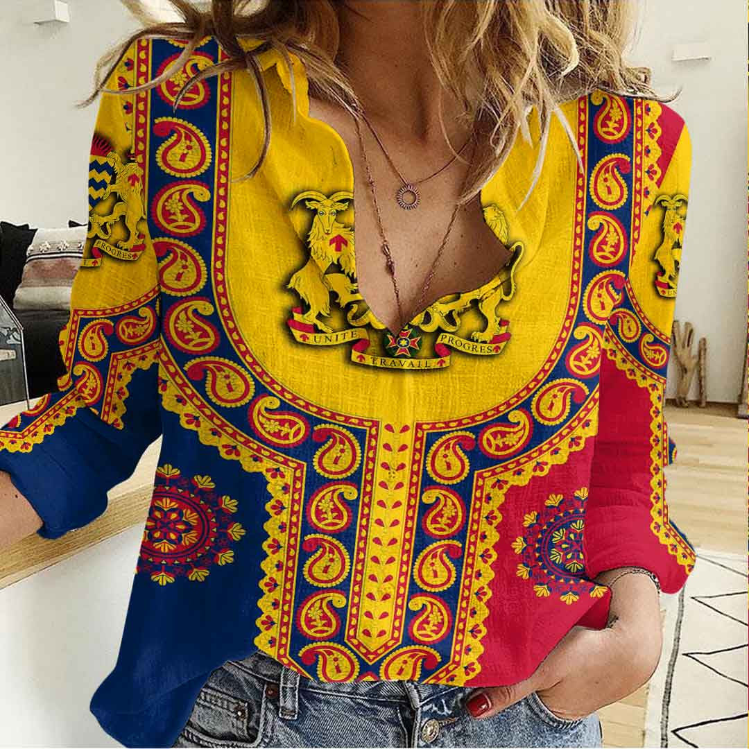 Clothing Chad Dashiki Women's Casual Shirt