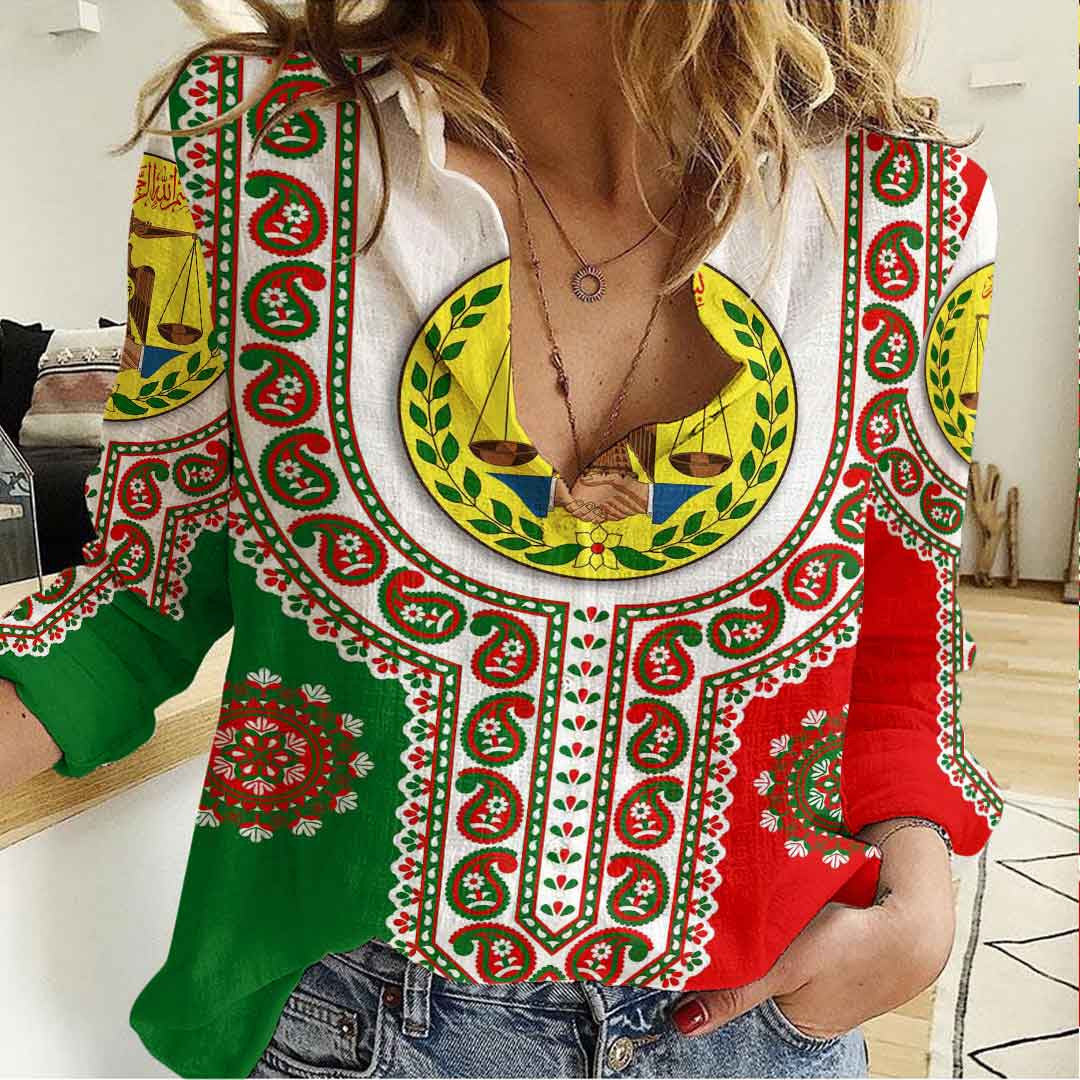 Clothing Somaliland Dashiki Women's Casual Shirt
