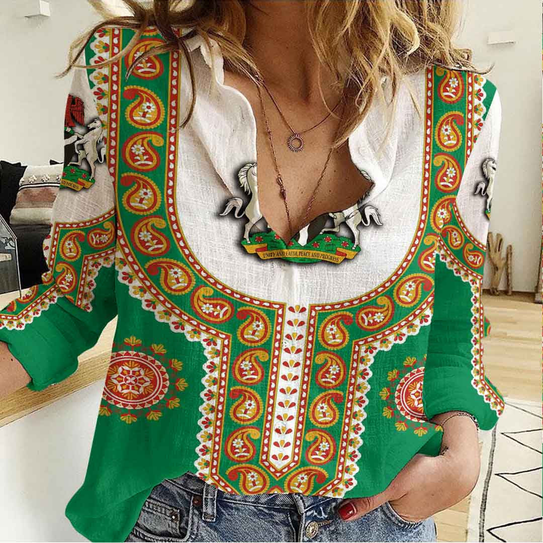 Clothing Nigeria Dashiki Women's Casual Shirt