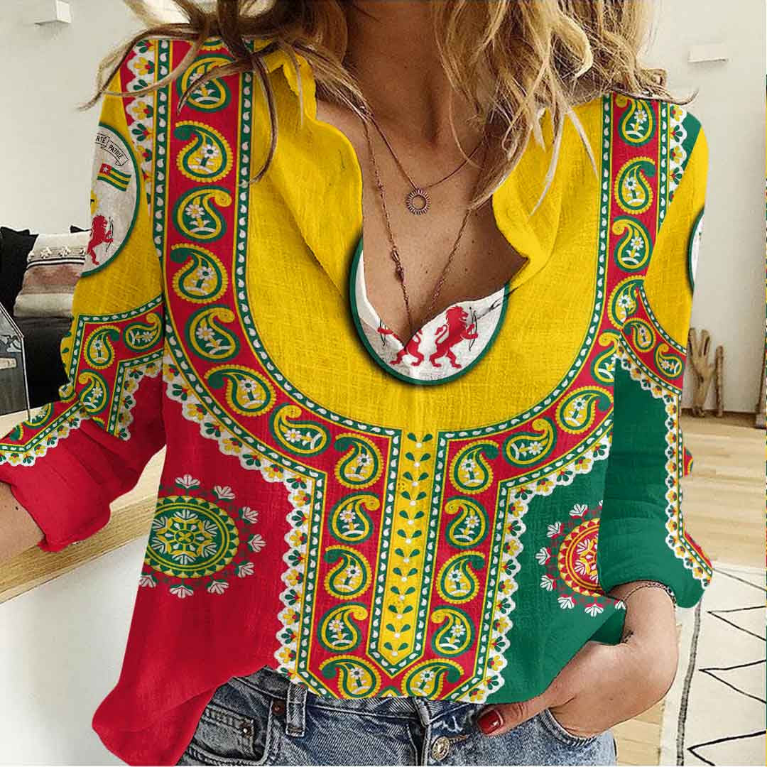 Clothing Togo Dashiki Women's Casual Shirt