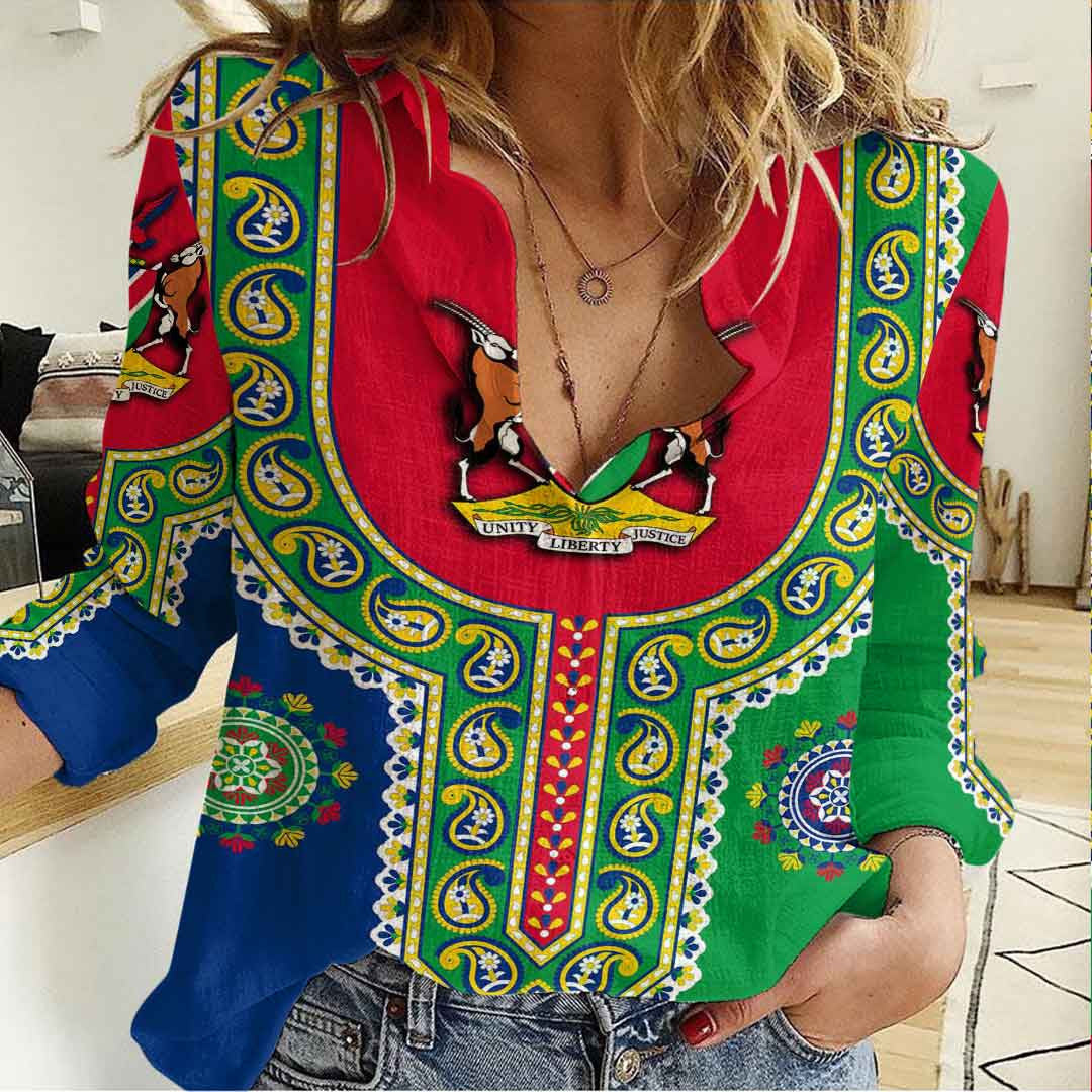 Clothing Namibia Dashiki Women's Casual Shirt