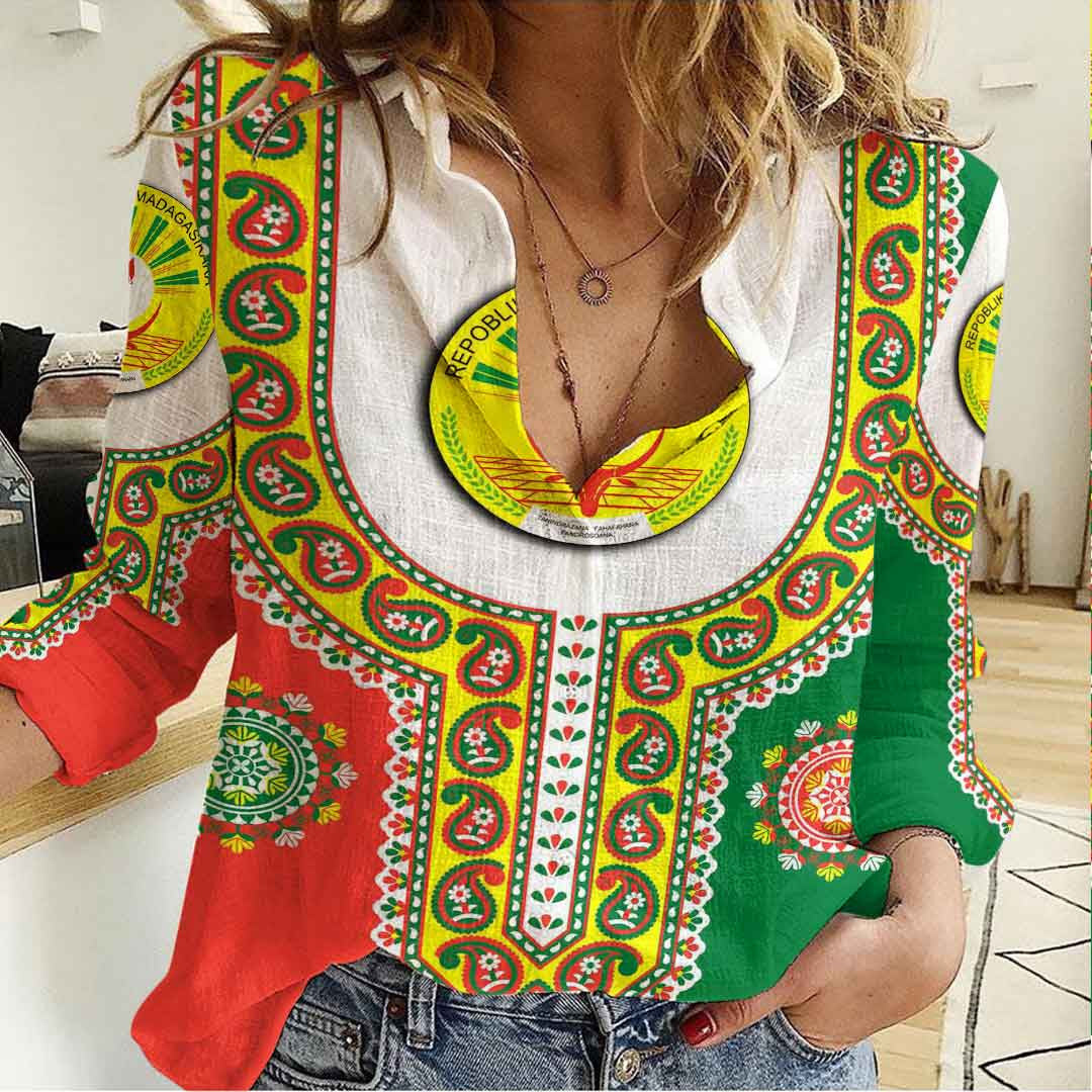 Clothing Madagascar Dashiki Women's Casual Shirt