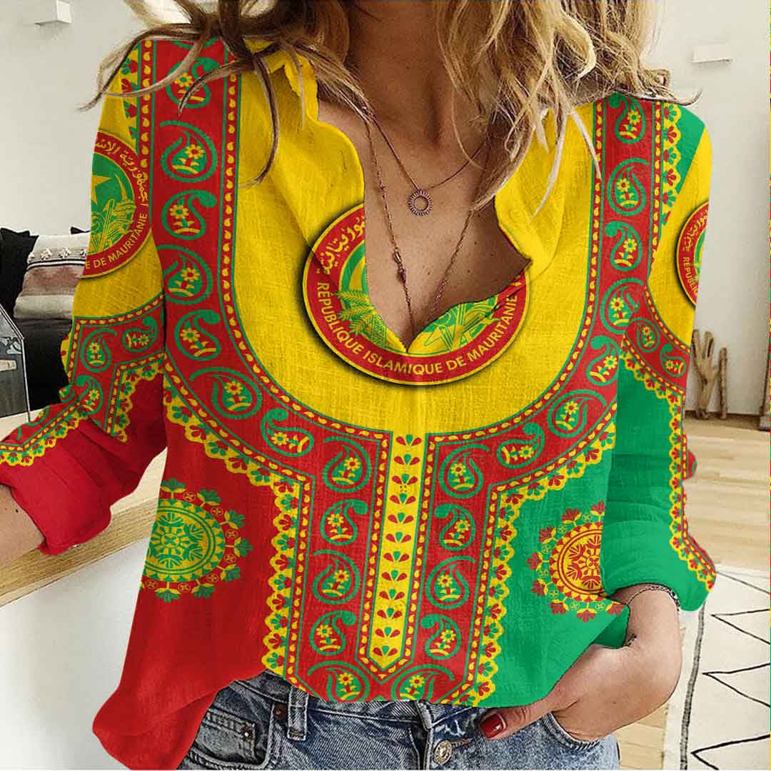 Clothing Mauritania Dashiki Women's Casual Shirt