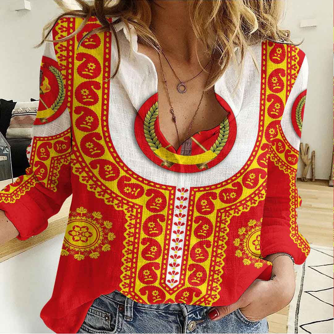 Clothing Tigray Dashiki Women's Casual Shirt