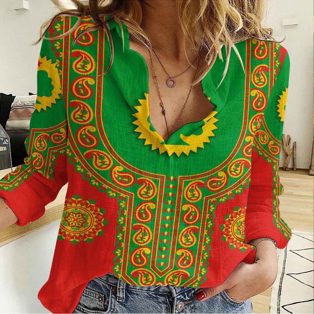 Clothing Oromo Dashiki Women's Casual Shirt