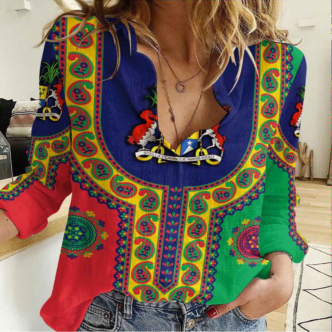 Clothing Mauritius Dashiki Women's Casual Shirt