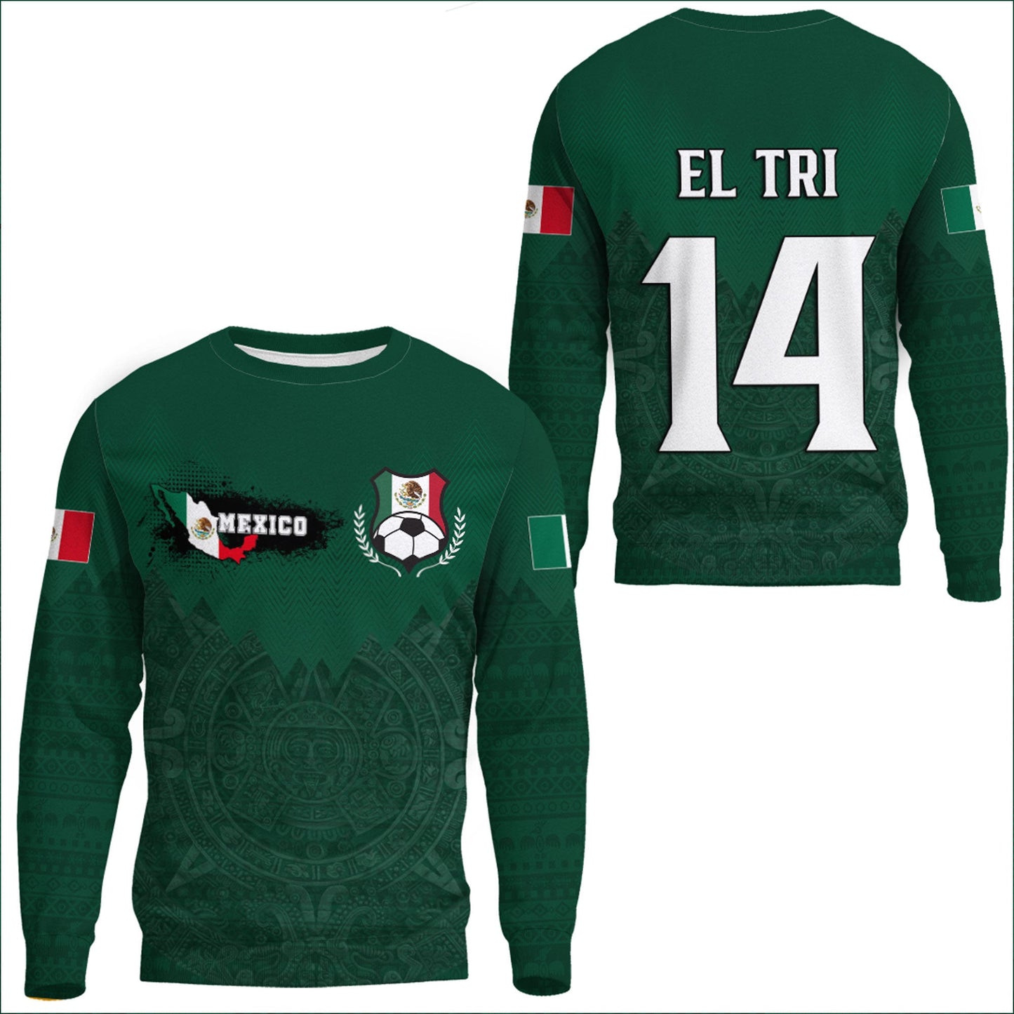Clothing Mexico El Tri Football Sweatshirts