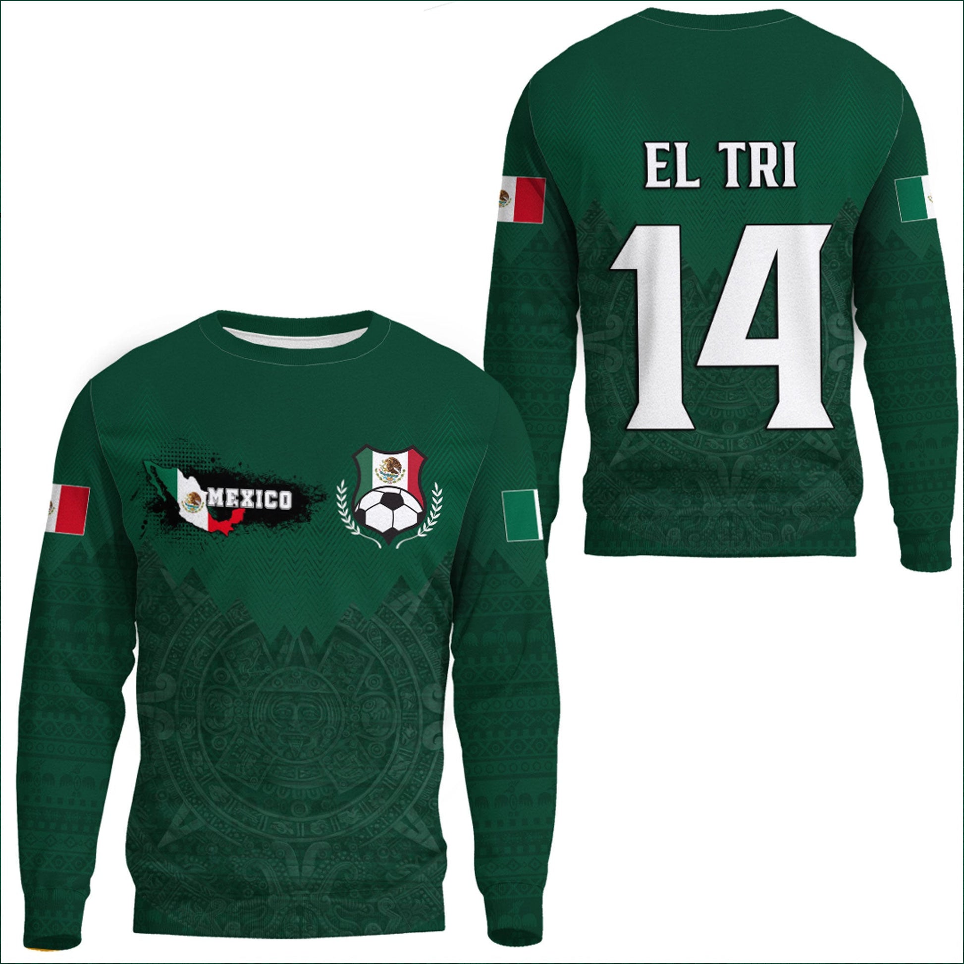 Clothing Mexico El Tri Football Sweatshirts