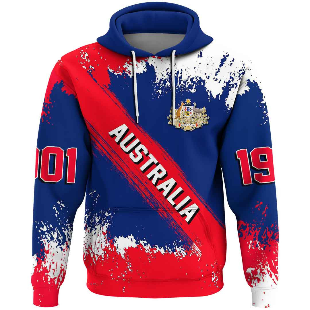 Clothing Australia Founded Brush Style Hoodie